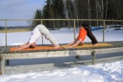 Йога зимой: советы и асаны
